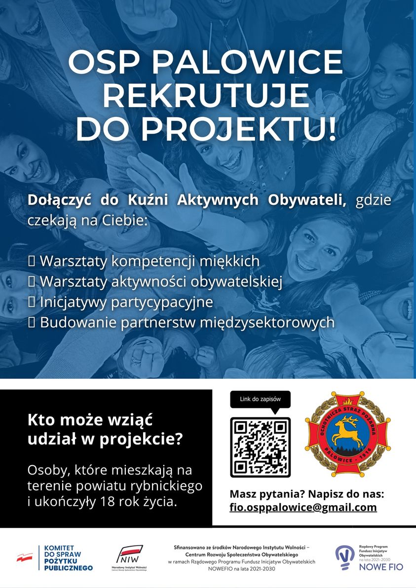 OSP Palowice rekrutuje do projektu